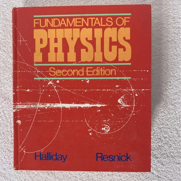 Vintage Fundamentals Of Physics Second Edition Hard Cover Text Book - Picture 1 of 11